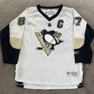 Reebok Pittsburgh Penguins Hockey Jersey #87 Crosby Youth L/XL